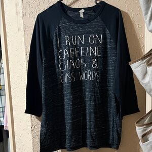 Bella Canvas heathered black/Charcoal top